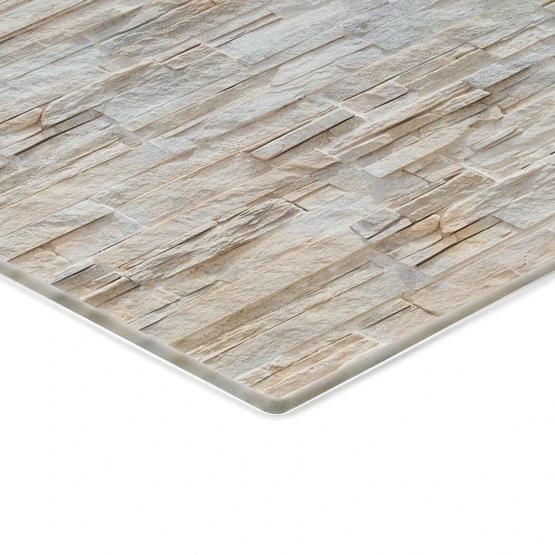 Stove top for the kitchen - Natural stone wall 