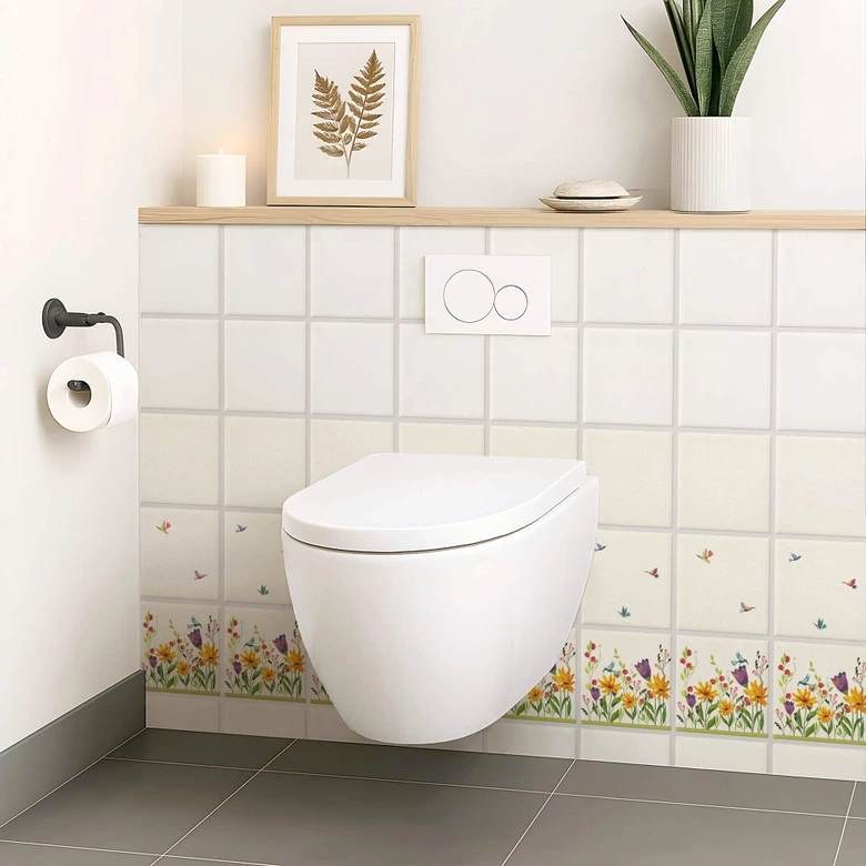 Tile stickers Blanz - flower poetry 