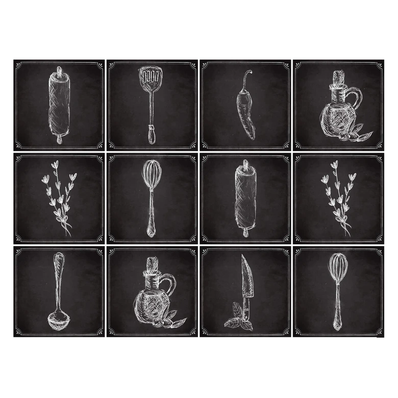 Tile stickers Rustic Kitchen  