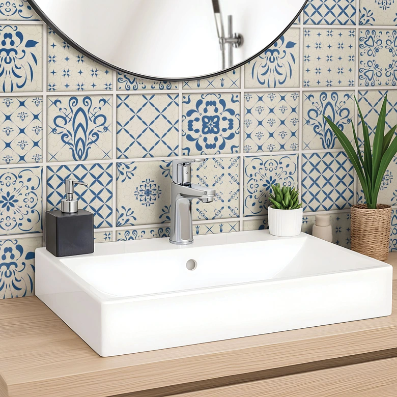 Tegelstickers Back in the Days (12 stuks) 