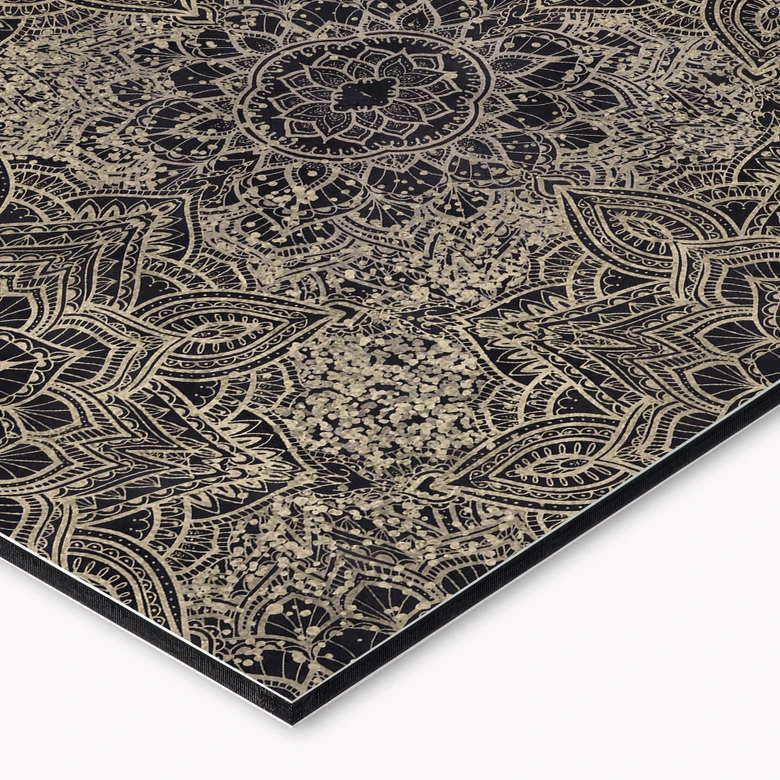 Küchenrückwand Mandala Boho Antikgold - Bloomery Decor 