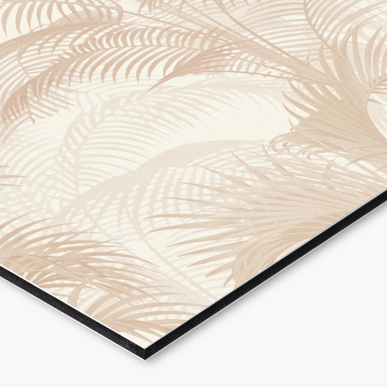 Küchenrückwand Palmen im Dschungel Beige - Bloomery Decor 