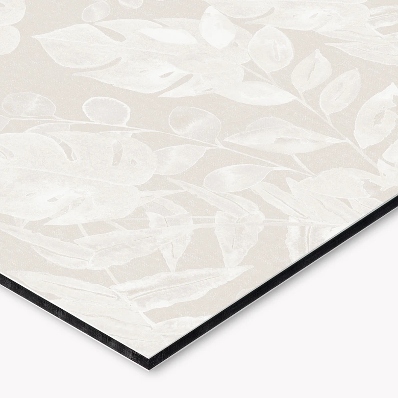 Küchenrückwand Tropische Blätter Beige - Bloomery Decor 