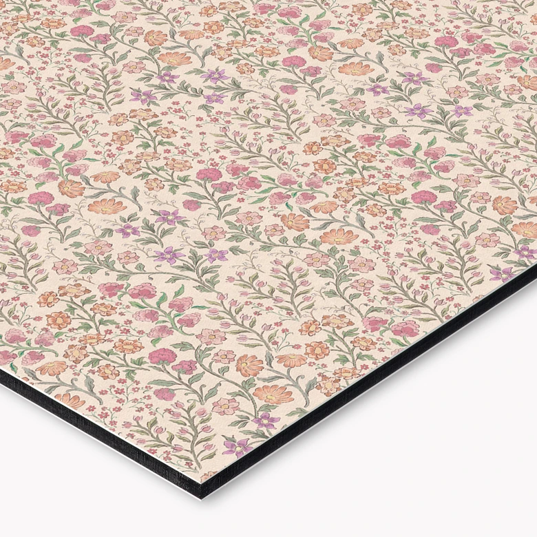 Vintage weidebloemen bloemen Keukenachterwand - Beige - Bloemdecor - Uitschuifbaar 