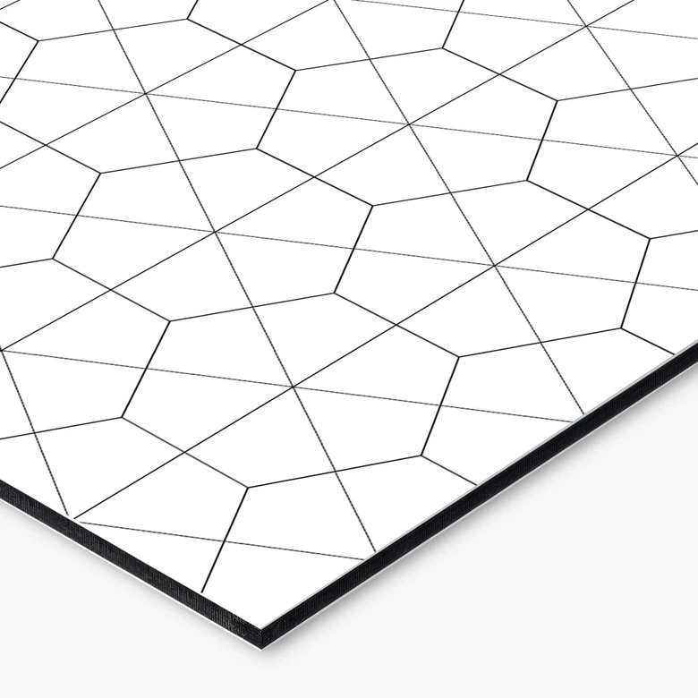 Küchenrückwand Hexagone 