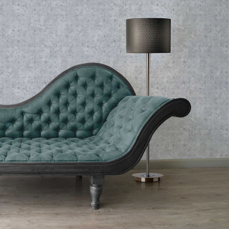 Muestra geométrica en gris deslavado - papel pintado no tejido con textura Modernes Wohnen 