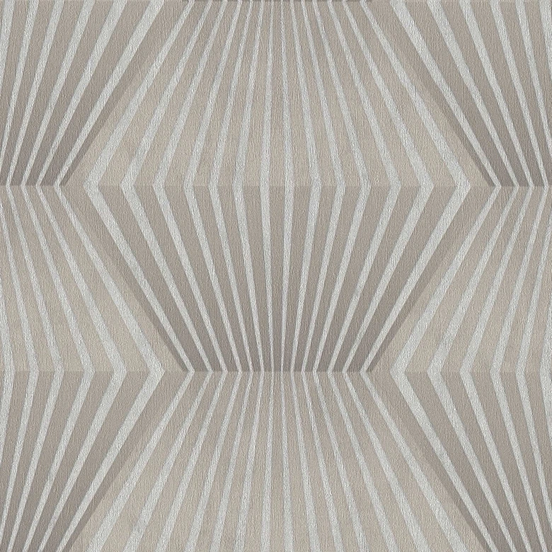 Livingwalls 3D Tapete Titanium 3 Vliestapete geometrisch grau, silber 