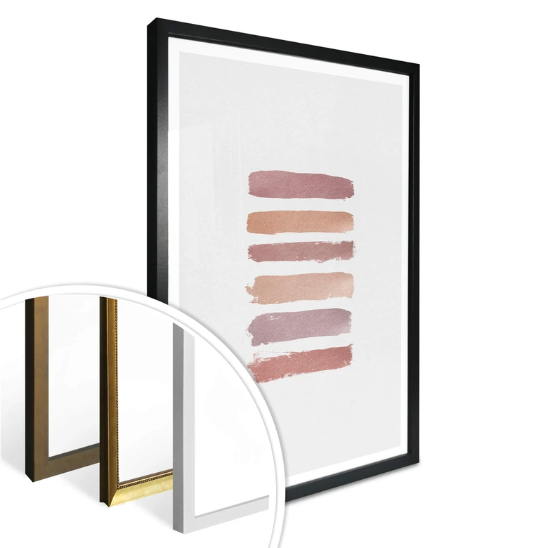 Poster Orara Studio - Dusty Rose Stripes 