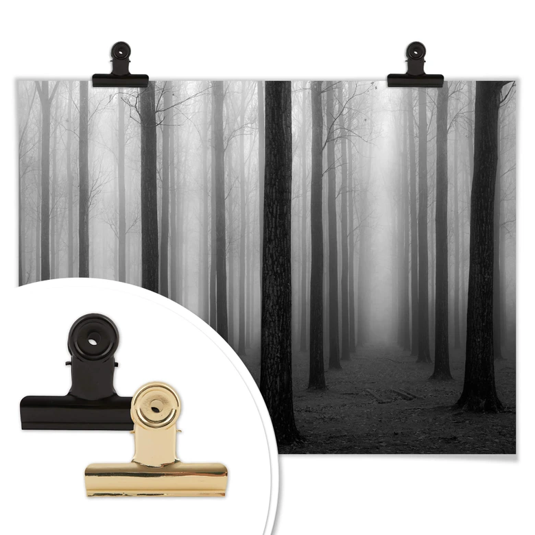 Poster Bongaerts - Nebel im Wald 