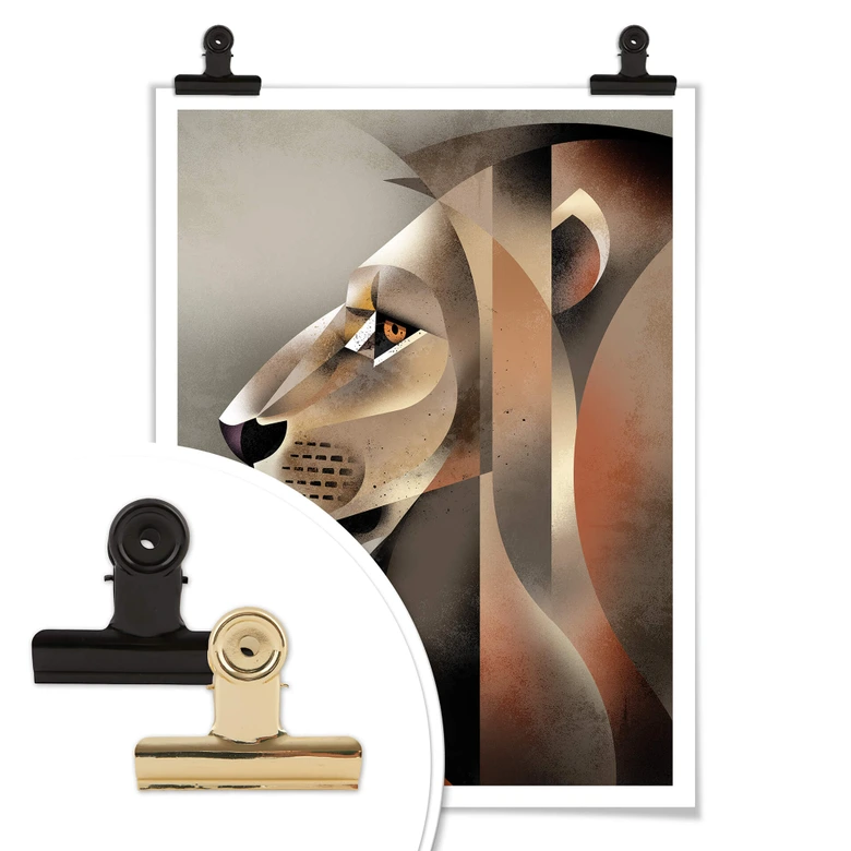 Poster Braun - Lion 