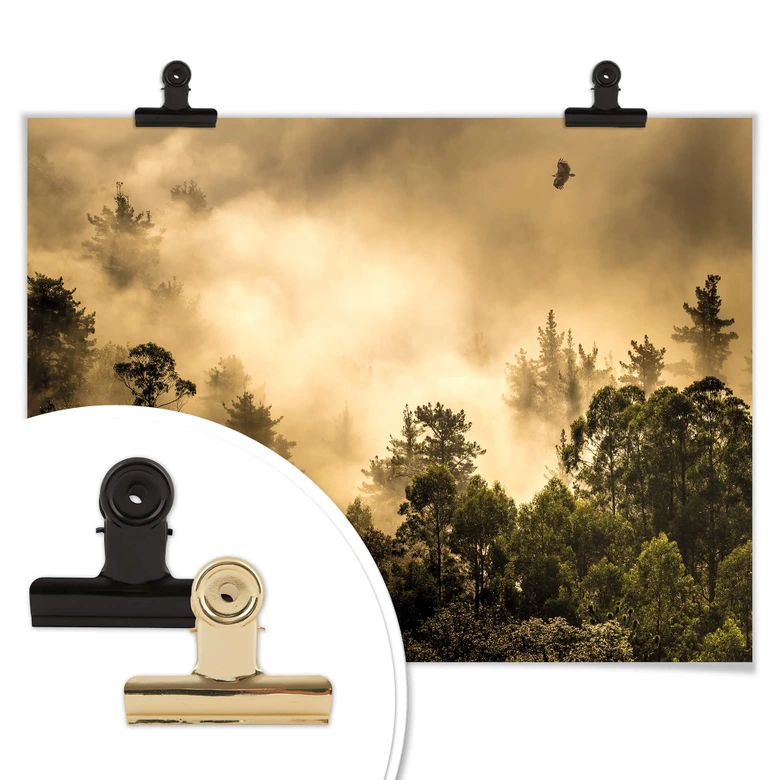 Poster Cuadrado - Clouds of Light 