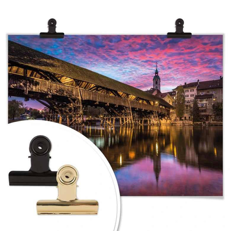 Poster Huber - Old Town Olten 