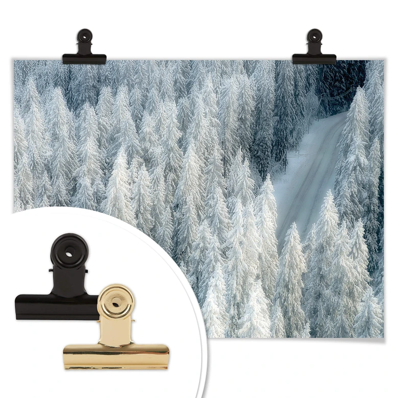 Poster Kalliolahti - Weisser Winter 