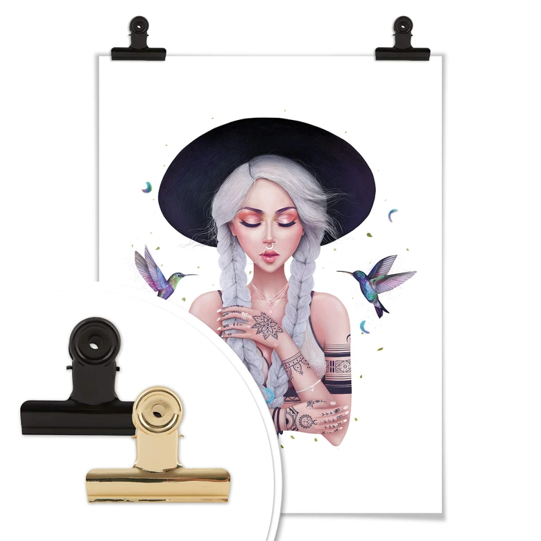 Poster Korenkova - Boho Girl 2 