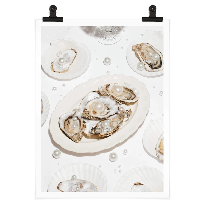 Poster 1X Studio - Huîtres avec perles 