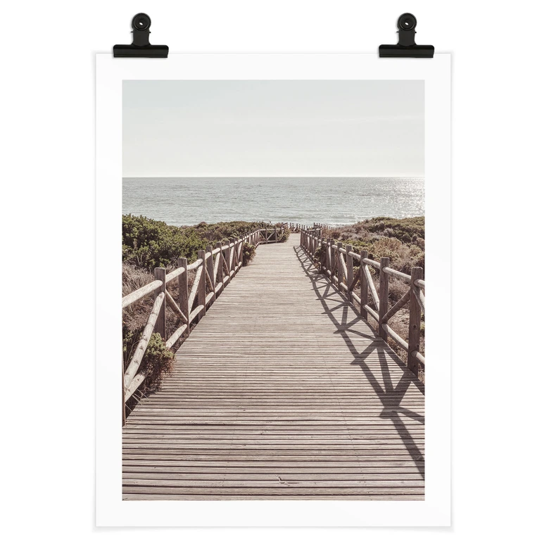 Plakat Anløbsbro til stranden - 1X Studio 
