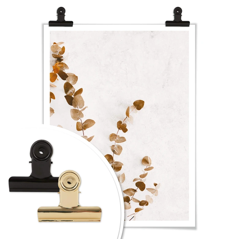 Póster Annie - Hojas secas 