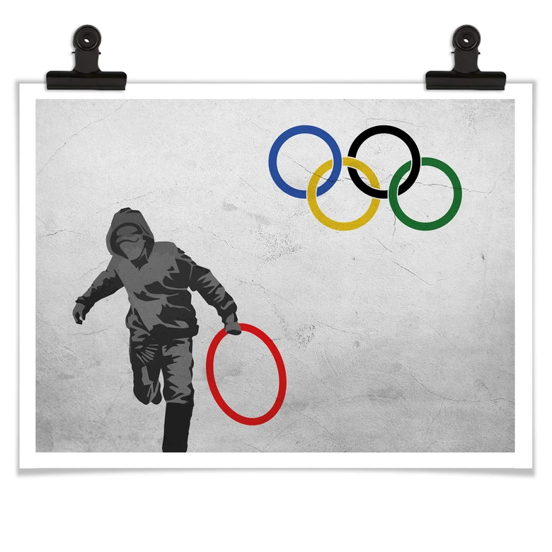 Poster Banksy - Olympics 