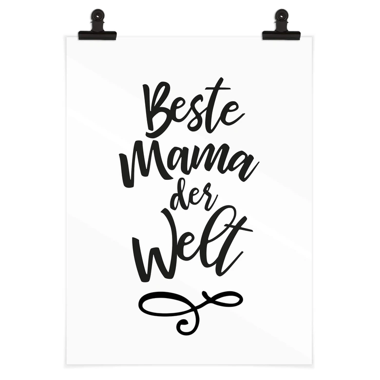 Poster Beste Mama der Welt 