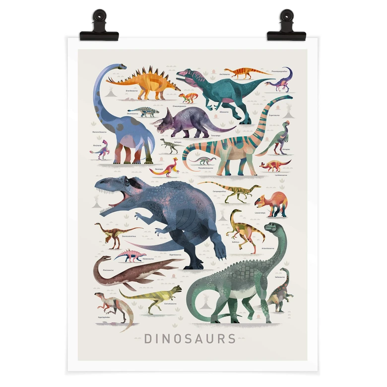 Poster Braun - Dinosaurs Part 2 