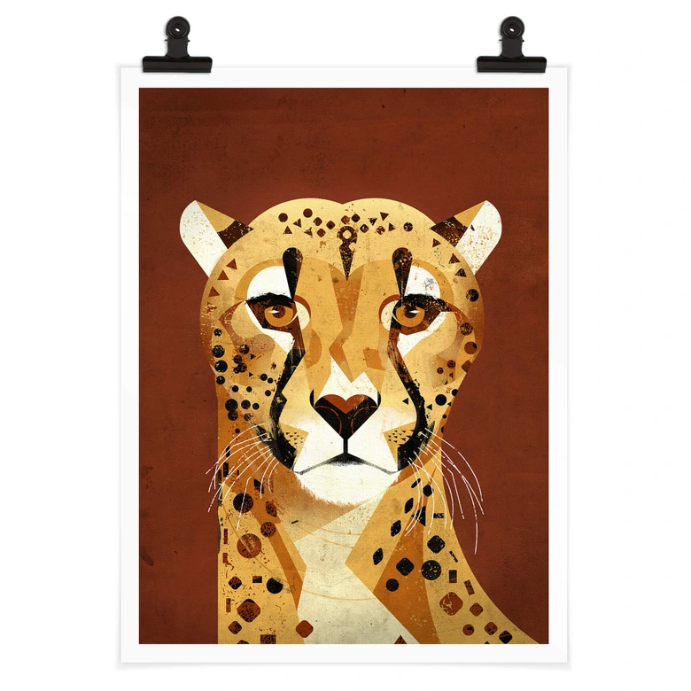 Poster Braun - Gepard 