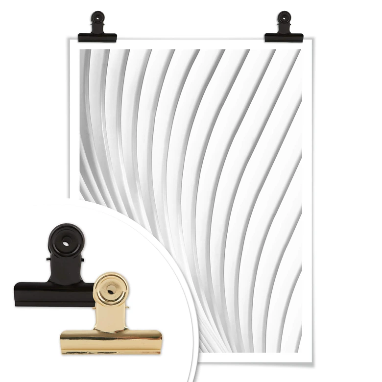 Poster Budny - Harmonische Linien 