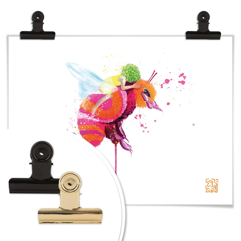 Poster Buttafly - Bienenmädchen 