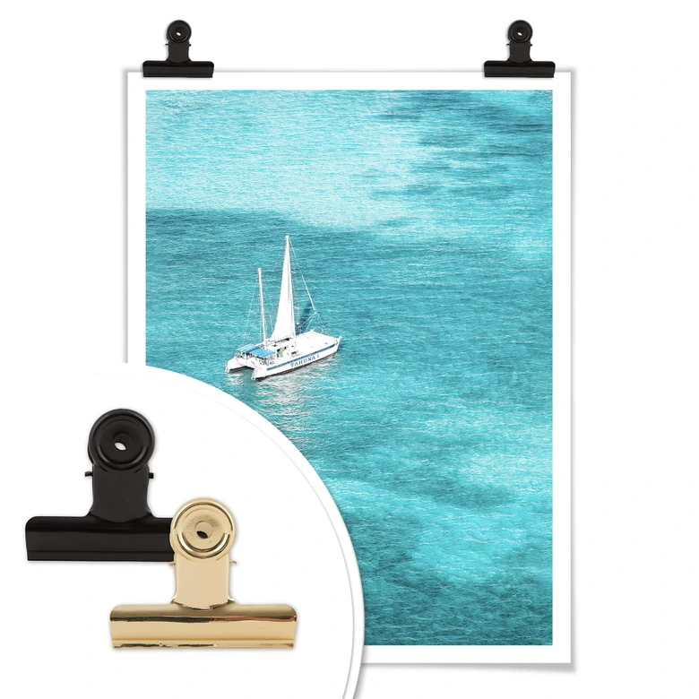 Poster Colombo - Türkisfarbenes Meer 