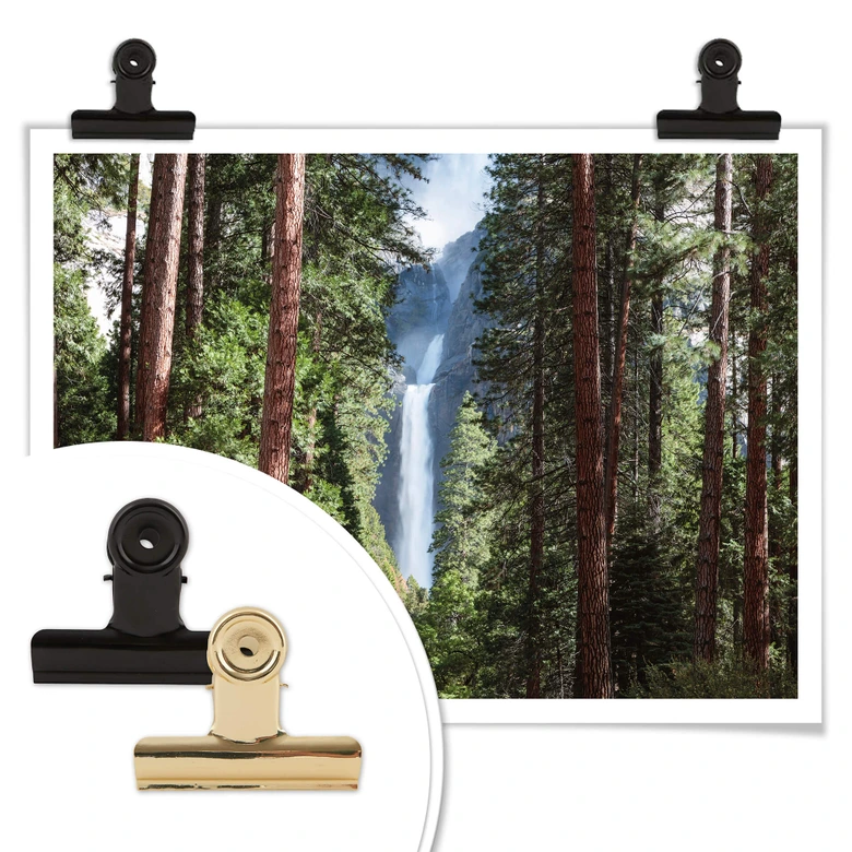 Poster Colombo - Wasserfall im Wald 