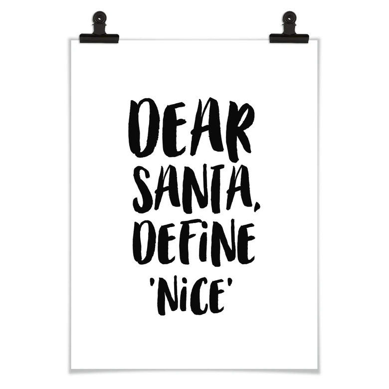 Poster Dear Santa 