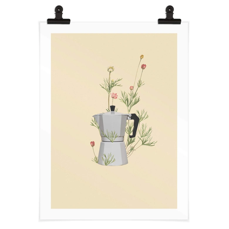 Poster Frida Floral Studio - Flower Coffee 