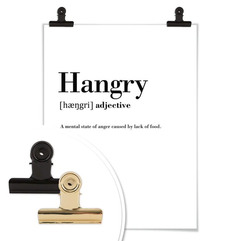 Poster Grammatik - Hangry 