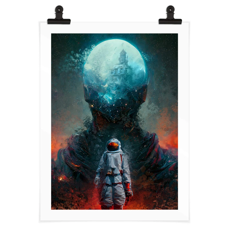 Poster Heine - Astronaute en voyage - Astro Cruise 