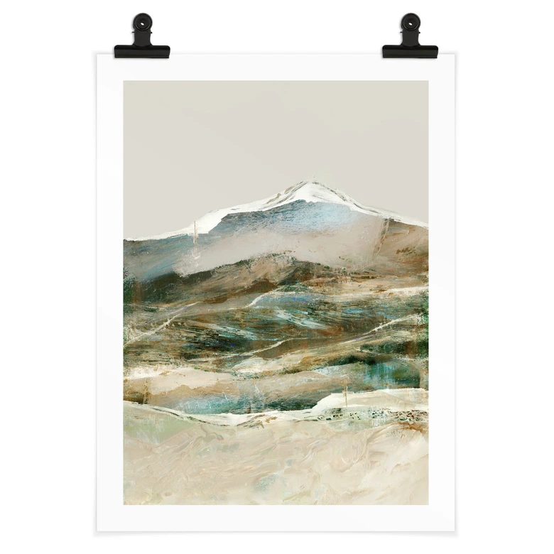 Plakat Abstrakte bjerge - Hobday 