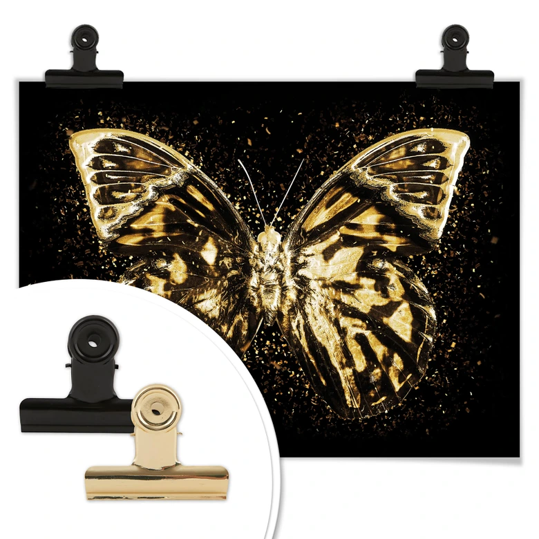 Póster Hugonnard - Mariposa dorada 