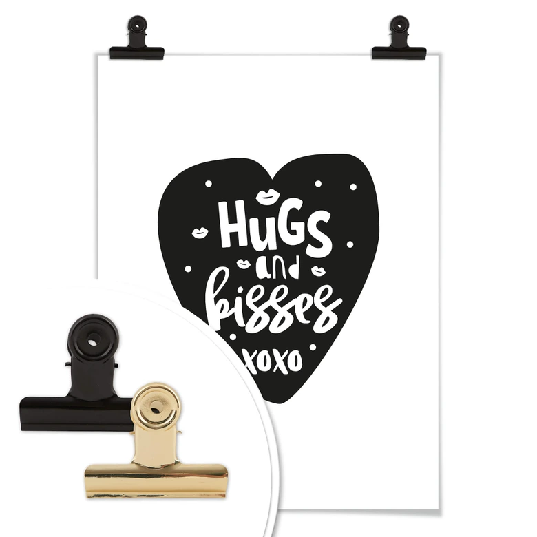 Poster Hugs and kisses 