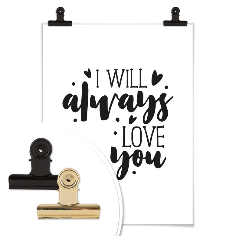 Poster I will always love you 