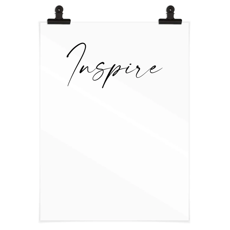 Poster Inspire 