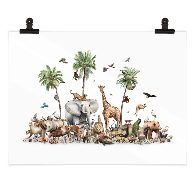 Poster Kikki Belle - Animal Party 