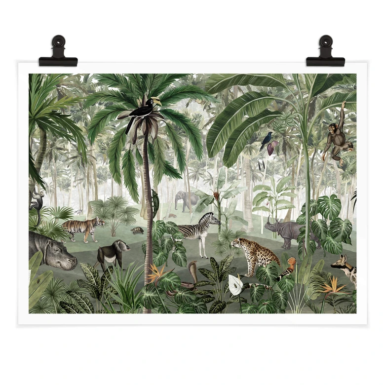 Plakat Kikki Belle - Obraz do wyszukiwania w dżungli 