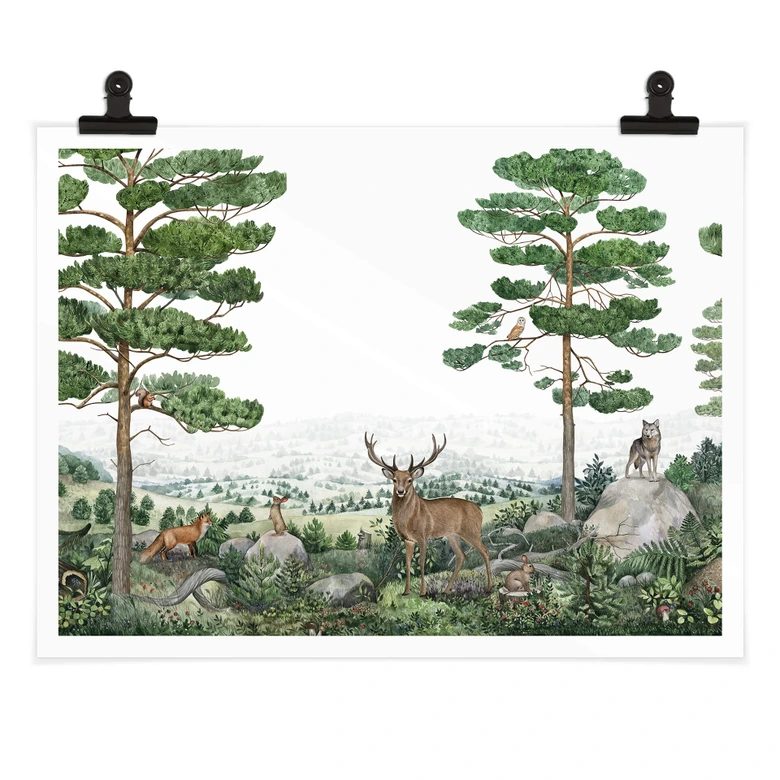 Poster Kikki Belle - Animal Adventure 