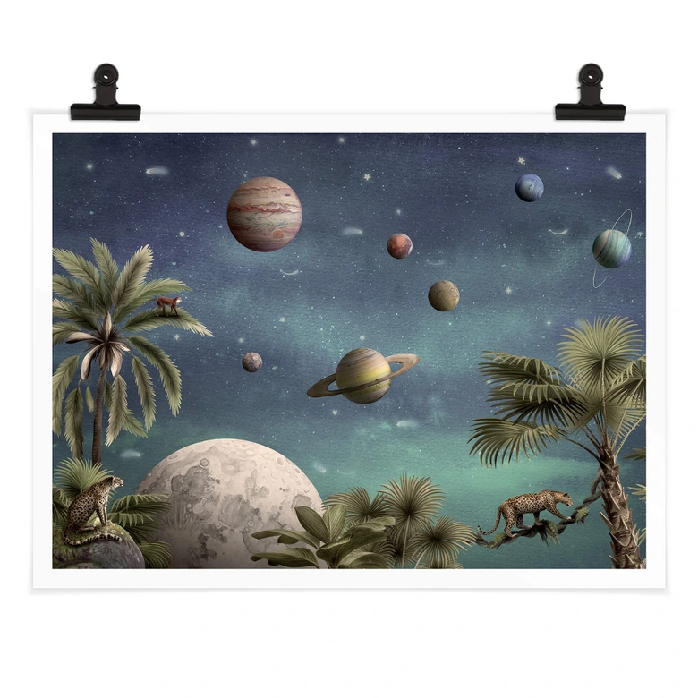 Plakat Kikki Belle - Tropical Fantasy in Space 