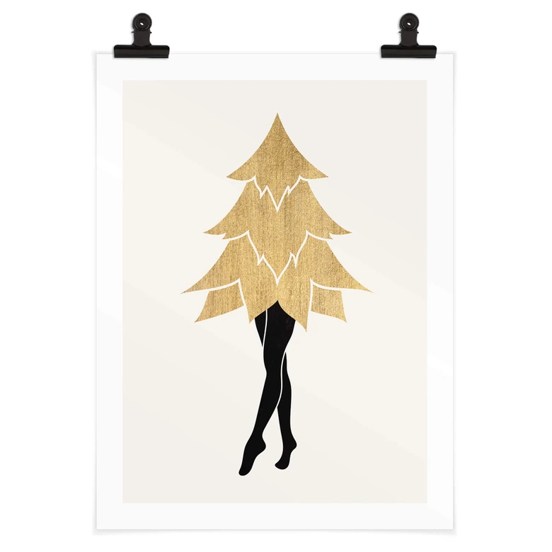 Poster Kubistika - Julens Lady Gaga 