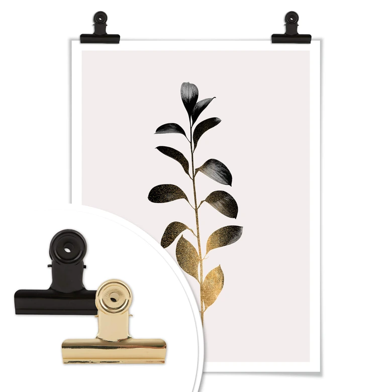 Poster Kubistika - Monochromatica 