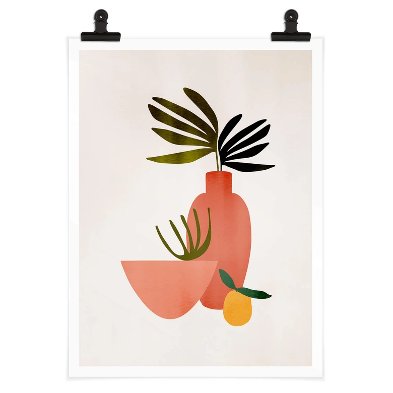 Plakat Kubistika - Soczysta cytryna 