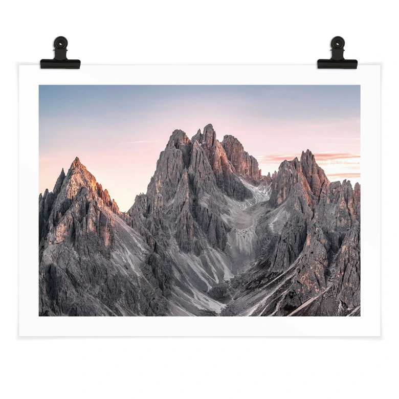 Poster Hohe Berge - Ling 