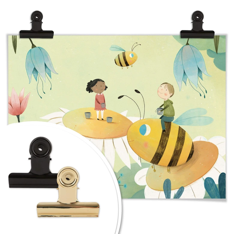 Poster Loske - Honigbienen 
