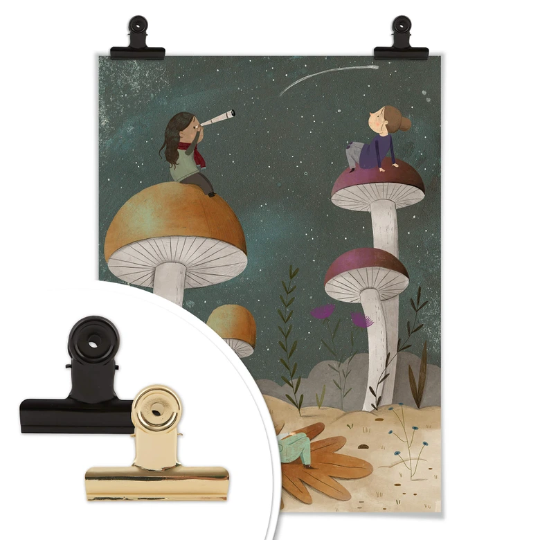 Poster Loske - Etoiles dans le ciel 