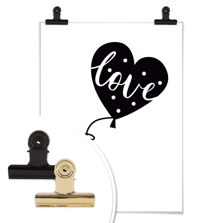 Poster Love balloon 