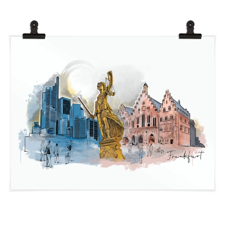 Poster Frankfurt - Love your City 